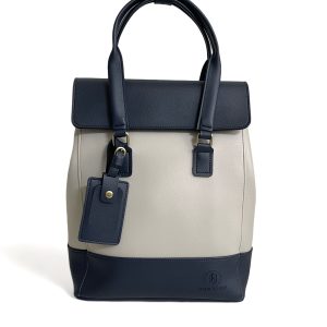 (In stock|Có sẵn) Max totebackpack navy mix light grey - Túi tote balo đa năng Max màu navy phối xám sáng