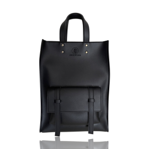 (Pre-order|Hàng đặt trước) Rivet totebackpack black - Túi tote balo đa năng Rivet màu đen