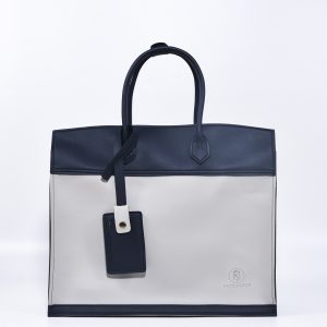 (Pre-order|Hàng đặt trước) Horizontal totebacpack navy mix light grey - Túi tote balo đa năng Horizontal màu navy phối xám sáng